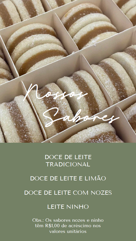Alfajor com doce de leite